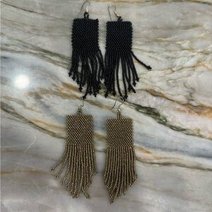 Ink+Alloy beaded earrings